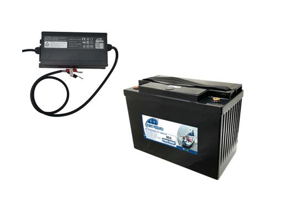 Batterie Lithium Energy Research 100 AH + Chargeur (Divers pour Pêche -  Navicom)