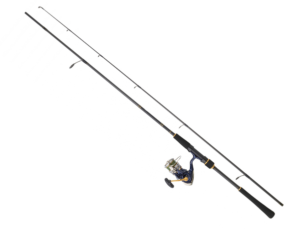 Ensemble Daiwa canne Crest 2.13m + moulinet Crest LT4000 PE Tsuki