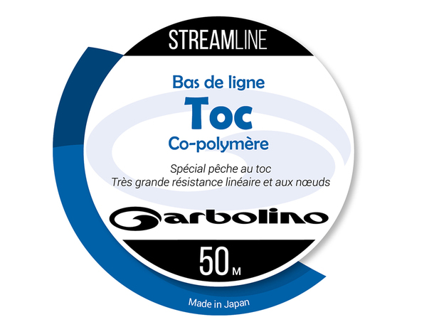 Nylon Garbolino Streamline bas de ligne transparent 50m