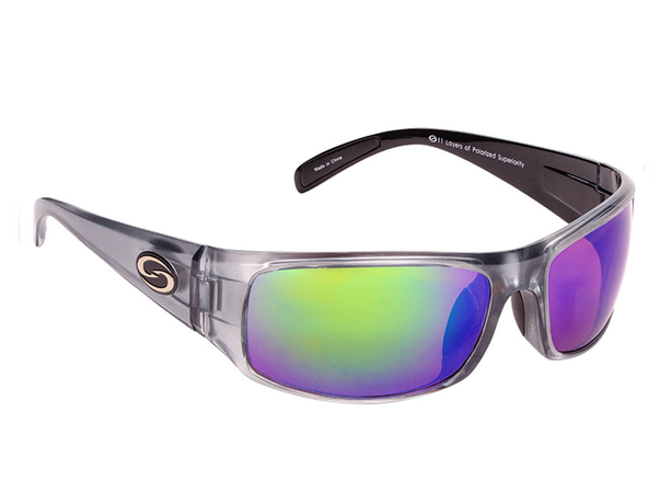 Lunettes polarisantes Strike King S11 Optics Okeechobee Clear Grey Metallic